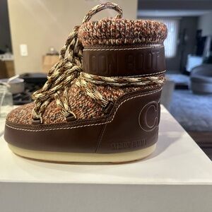 Moon Boot  X Chloe Women’s ' Multicolor Knit Boots